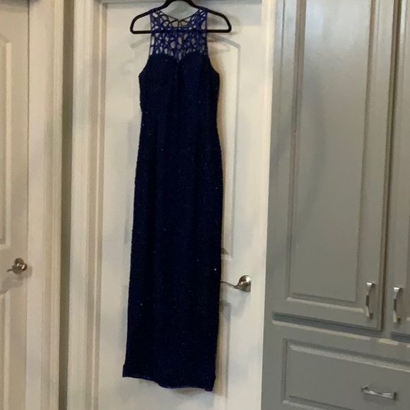 Scala Dresses & Skirts - Scala blue  beaded gown, size XXL
